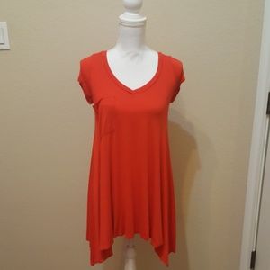 Modcloth Crush on Casual Tunic in Tomato